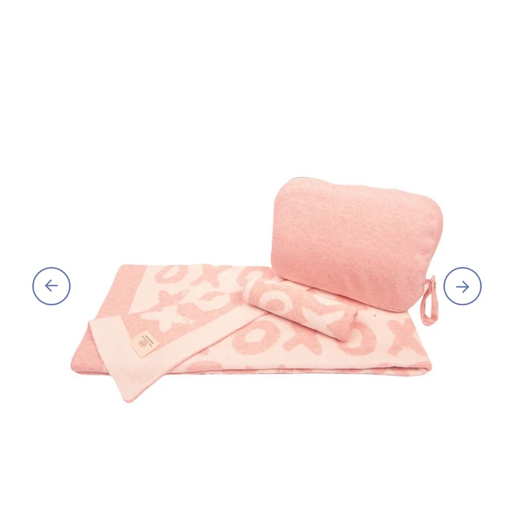 Pink Lemonade Baby Blanket XOXO new